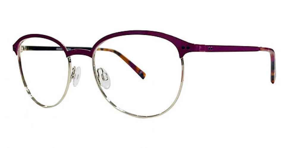 Daisy Fuentes DFGessica Eyeglasses - Red/gold - view 6